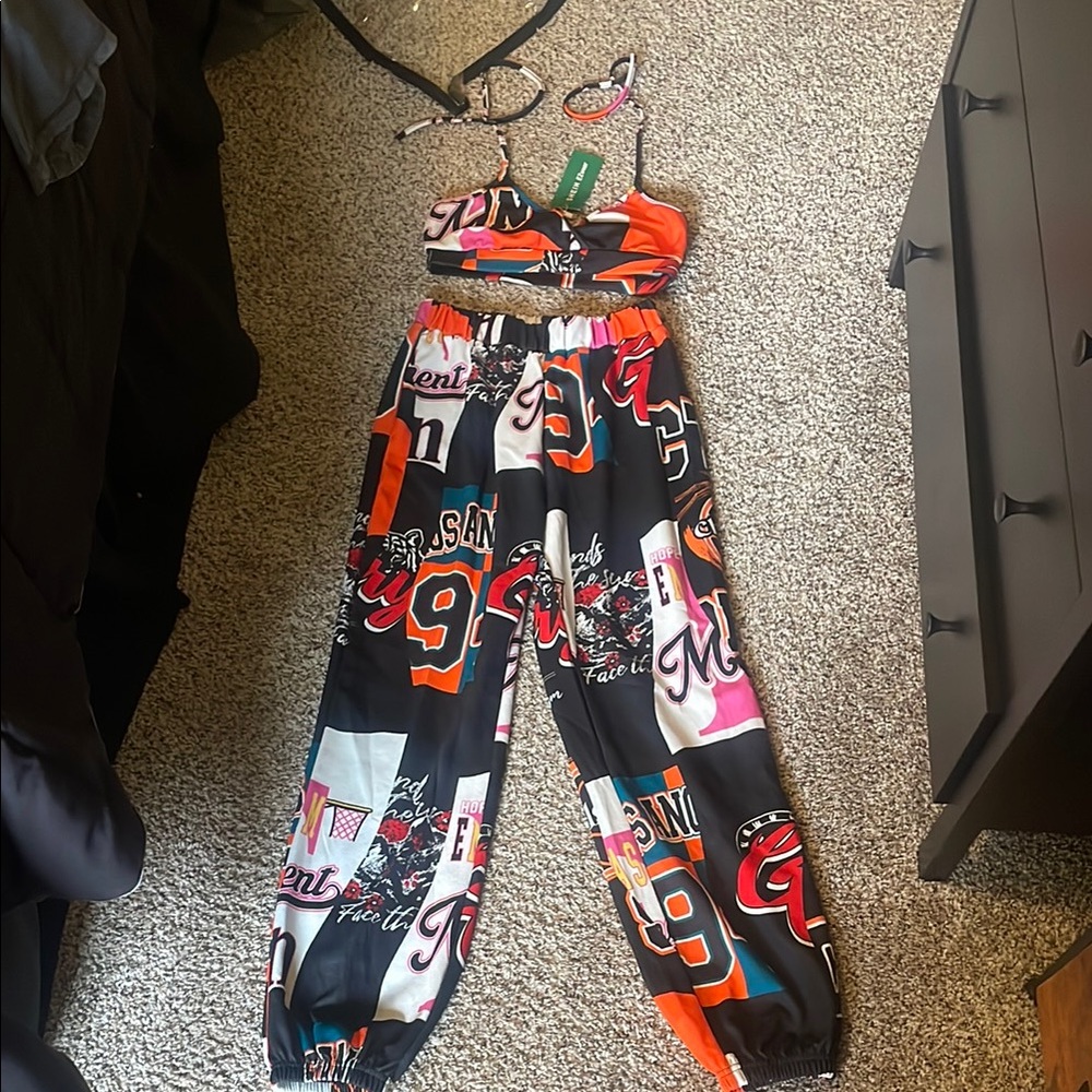 Stylish Multicolor Graphic Women's Jumpsuit